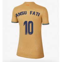 Barcelona Ansu Fati #10 Udebanetrøje Dame 2022-23 Kortærmet